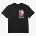 Soccer 2026 USA in the breast pocket T-Shirt Messi Germany Football Jersey, Nike Match Day Shirt, World Cup 2026, Adidas Supporter Tee, Jordan Soccer Fan Top, Foden Ghana Supporter Night