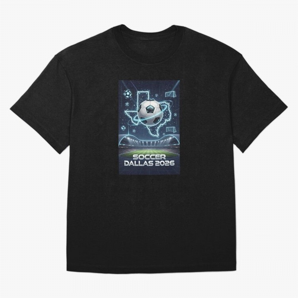 Dallas World Cup 2026 T-Shirt FIFA World Cup 2026 Argentina Bellingham Jersey, Nike Football Tee, CR7 Brazil Fans, Adidas Soccer Shirt, Jordan Fan Top, Rodri Paraguay Stadium Chant