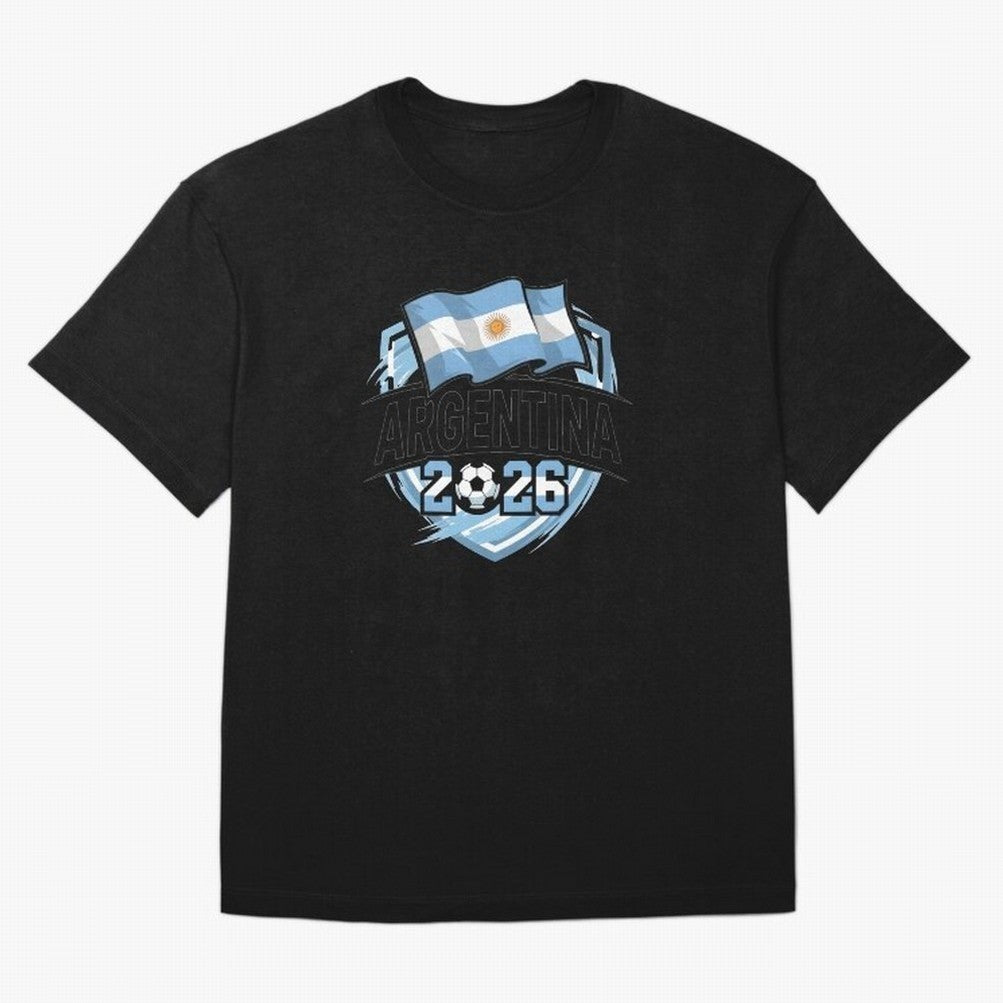 ARGENTINA World Cup 2026 Poster ¨C ARGENTINA Football T-Shirt FIFA World Cup 2026 Canada Kane, Adidas Football Jersey For Match Day, Nike Soccer Shirt For Messi Fans, Jordan Match Day Top, Messi Uruguay Watch Party