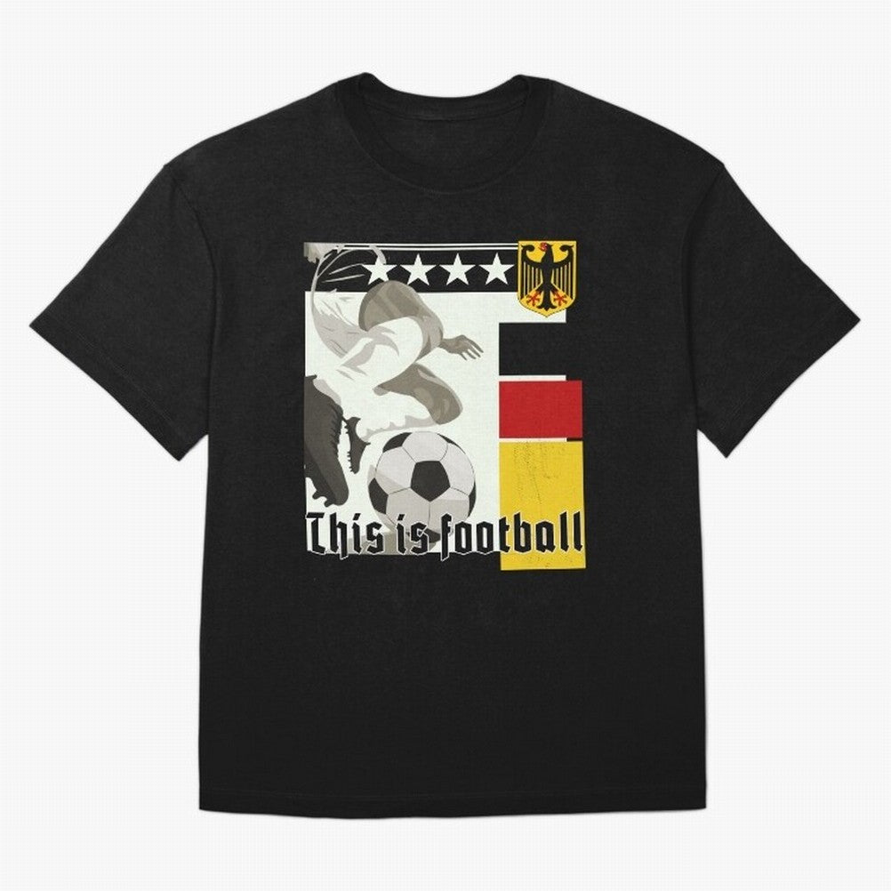 This is football! Fan Design Germany 2026 T-Shirt FIFA World Cup 2026 Canada Griezmann, Adidas Football Jersey For Match Day, Nike Soccer Shirt For Neymar Fans, Jordan Match Day Top, Haaland Uruguay Stadium Chant